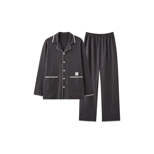 Mulong Family Темно-серый Мужской Пижамный Комплект
