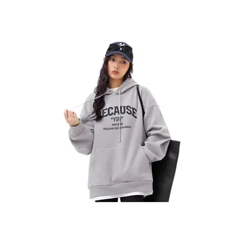 GOYN Светло-серый флис с подкладкой школьные свитшоты