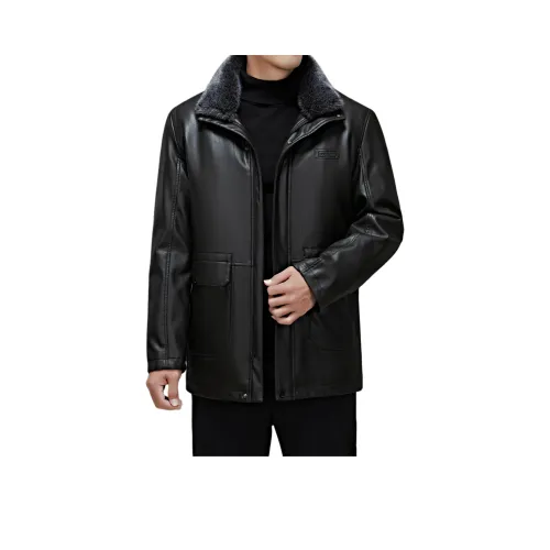 Vintage Cars Кожаная куртка Мужская