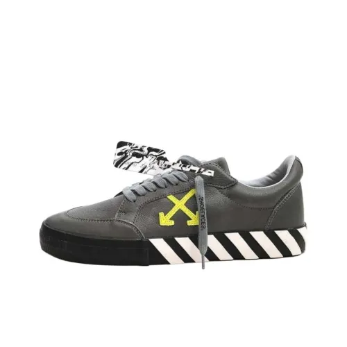 Off Белый Низкий Топ Стильный Скейтбординг Мужской Серый