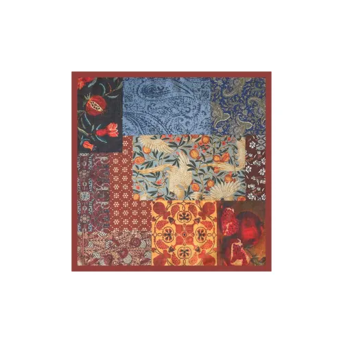 VERENA REINE Хлопковые шелковые шарфы для женщин