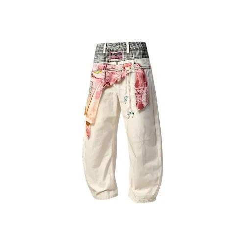 MARTHENAUT Белый Унисекс Джинсы