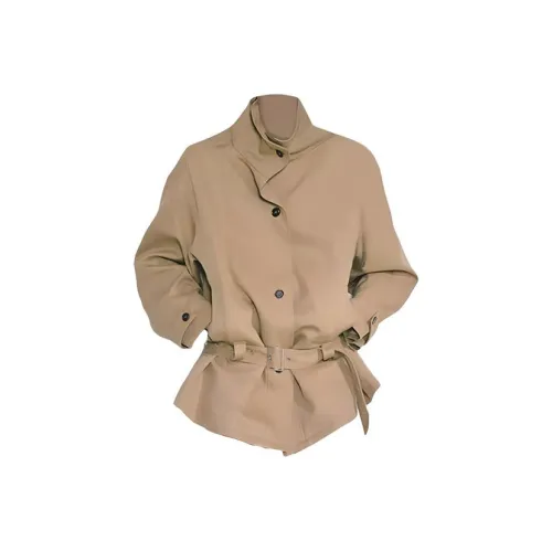 INCO VIBE Хаки Пальто Женское Пальто