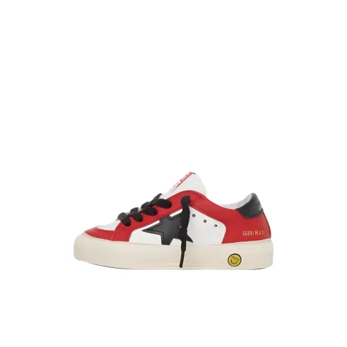 Golden Goose Супер Звезда Низкий Топ Детские Скейтбординги Красный Детский