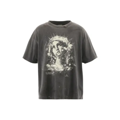 SAINT Mxxxxx FW25 Maria SS Tee T Рубашка Унисекс