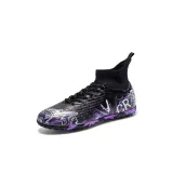 Черный и фиолетовый, сломанные ногти