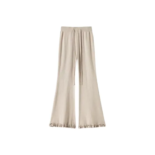 ZEKIKO STUDIO Вязаные спортивные брюки женские