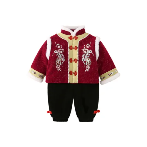 GOYN Auspicious Red Двухкомпонентный комплект для малышей комбинезоны ползунки