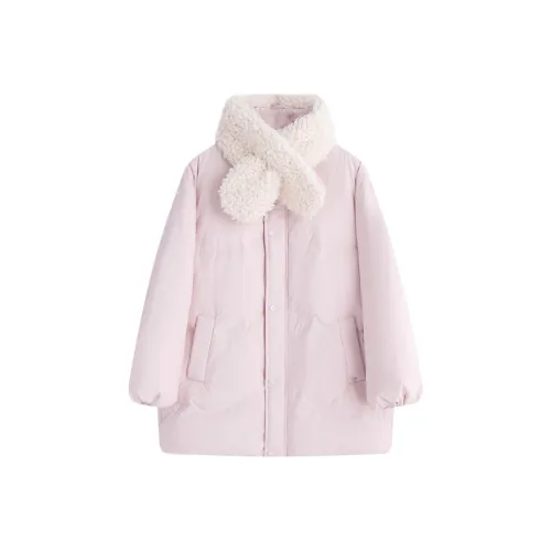 JOPPTI Розовый Женский Пуховик