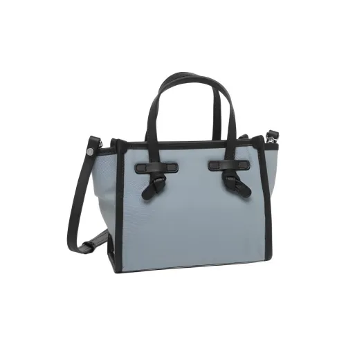 GIANNI CHIARINI Хлопок Тоут Сумка Сумка для покупок Сумка на плечо Сумка мини Женская Синяя