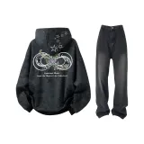 Черный топ + Черные брюки