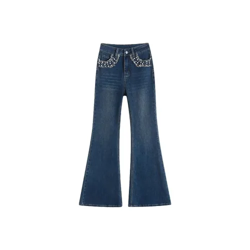 PAZZO Blue Women's Jeans PAZZO Синий Женские Джинсы