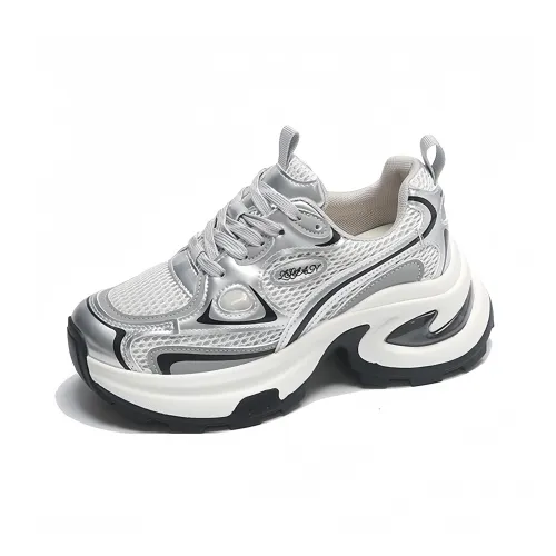 JBBCN Износостойкий и Легкий Низкий Топ Кроссовки с Толстой Подошвой Женские