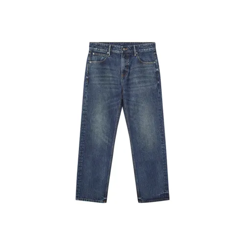 CARE OF LORD Пыльно-голубой Мужские Джинсы