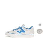 Белый и синий (синие/белые шнурки)