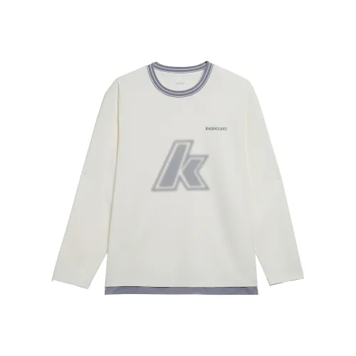 Kawasaki Бадминтон Джерси Унисекс Белый