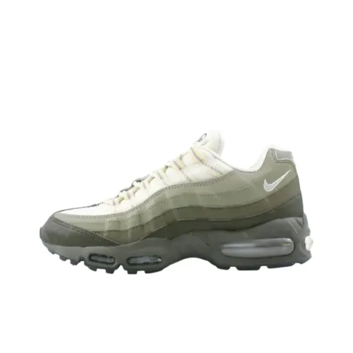Nike Air Max 95 Беговые кроссовки Мужские Зеленые