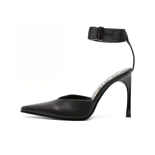 VERSACE JEANS Узкий каблук Высокие каблуки Женские Черный