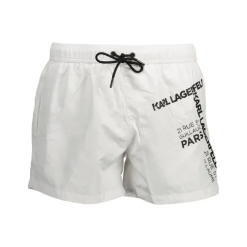 Шорты KARL LAGERFELD Повседневные Мужские Белые