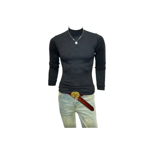 CVOOOER Длинный рукав Т-рубашка Мужская