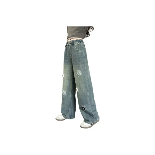 Meng Jia Class Синие школьные джинсы