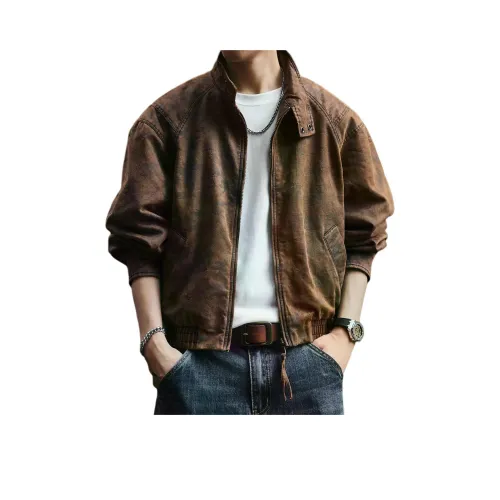 GELANLU Осенняя куртка свободный крой унисекс