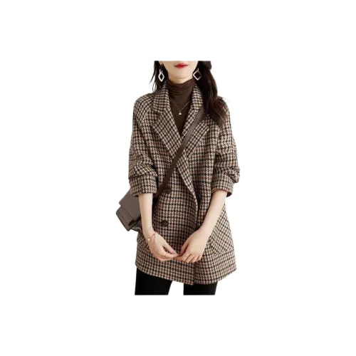 LADYXIEXIE Гусиная лапка Женское пальто