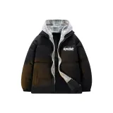 Чёрный с синим капюшоном