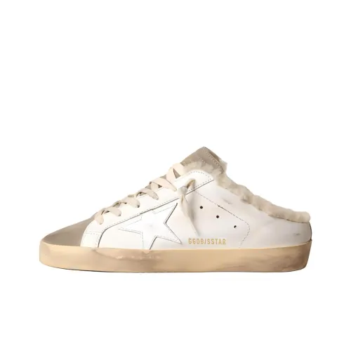 Golden Goose Супер Звезда Sabot Домашние тапочки Женские Белые