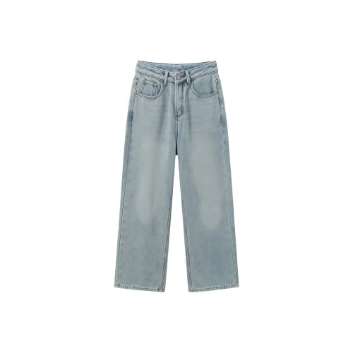 Another Alley Зимний Джинсы Женские Синий