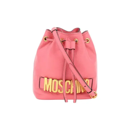 MOSCHINO Кожа Ведрообразная Сумка Сумка через плечо Мини Женская Розовая