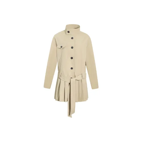 Local Gal Хаки Женская Тренч