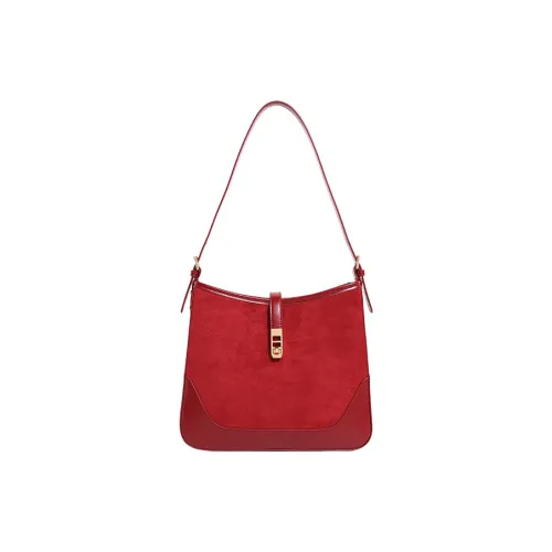 Juju Jimmy ПУ (полиуретан) Сумка через плечо Женская Бургунди