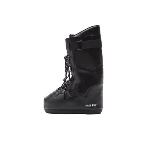 MOON BOOT Высокие Сноубутсы для Колена Унисекс Черные