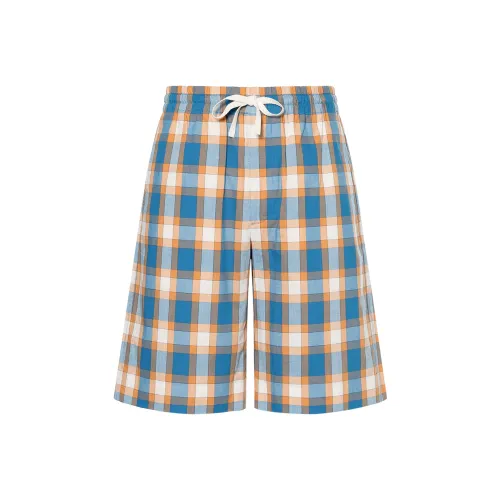 GUCCI Синие Оранжевые Мужские Повседневные Шорты