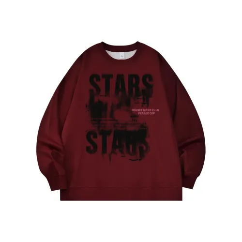 HIPHOPPUNKS Мужские Свитшоты Бургунди