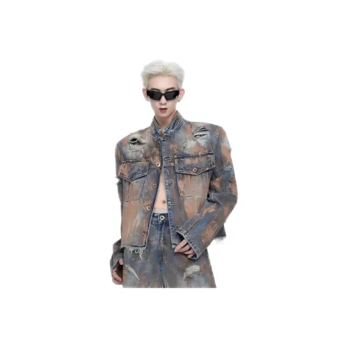 NRXX Blue Men's Jackets NRXX Синий Мужские Куртки