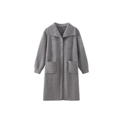 Jingyun Звездный Серый Женские Халаты для Ванной