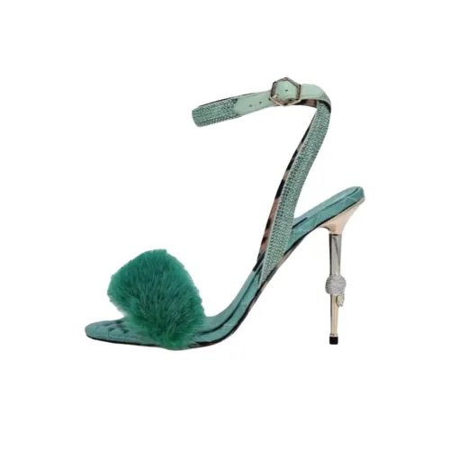 PHILIPP PLEIN One Ремешок Сандалии Женские Зеленые
