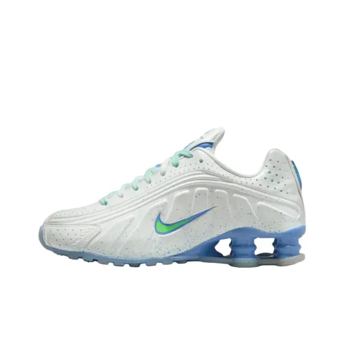 Кроссовки для бега Nike Shox R4 Унисекс Белый Синий