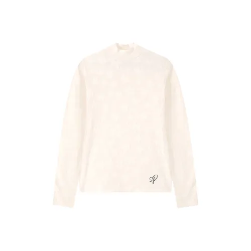 F426 Длинный рукав Т-рубашка Женская