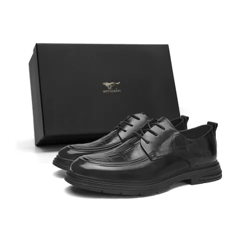 SEPTWOLVES Обувь Низкий Топ Черная Стандартная Кожа Мужская