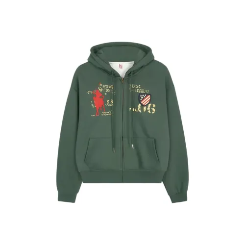 SNEIKLAU Зеленый Унисекс Свитшоты