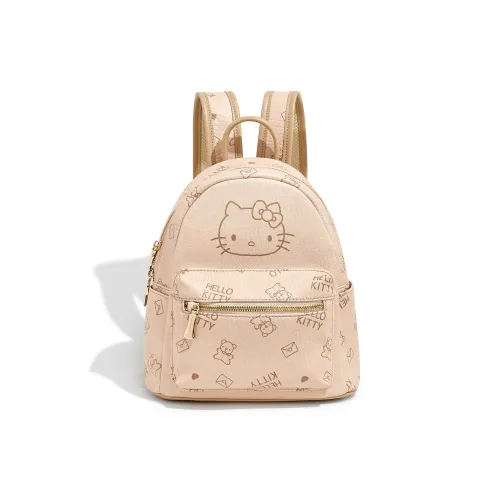 Sanrio Hello Kitty PU (полиуретан) рюкзак стандартный женский молочно-чайный