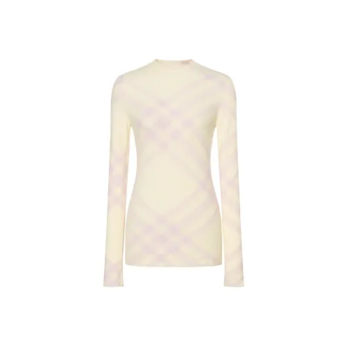 Burberry Свитер Женский Напиточный Желтый