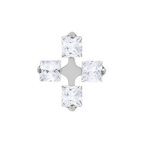 ICEGANG ASTM F136 Титановый сплав Серьги-гвоздики Унисекс