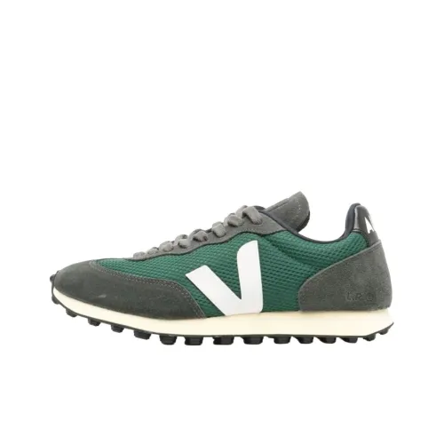 VEJA Rio Branco Устойчивый к истиранию Низкий Топ Спортивная Повседневная Обувь Мужская Зеленая
