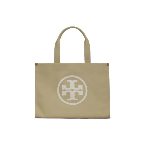 TORY BURCH Ella Хлопок Холст Одно Плечо Сумка Женская Орех