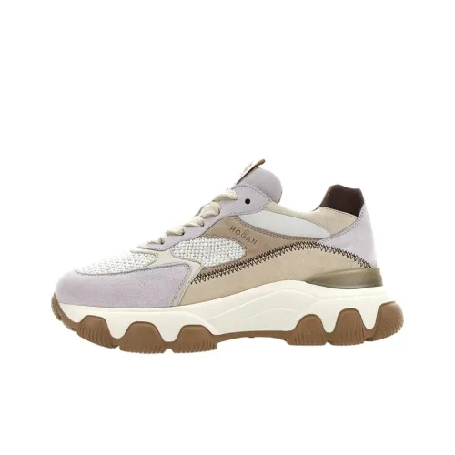 HOGAN Hyperactive Low Топ Спортивная повседневная обувь Женская Белый Рис Фиолетовый