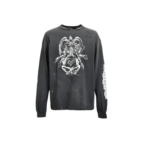 SAINT Mxxxxx FW25 Тяжёлый вес LS Tee T Рубашка Унисекс